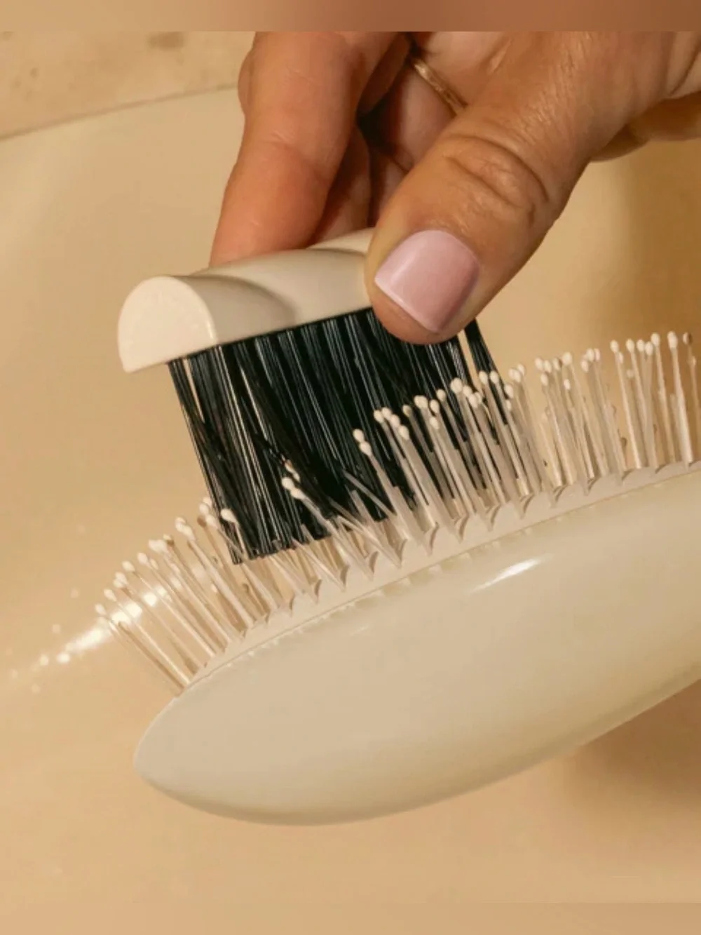 La Bonne Brosse Brush and Brush Cleaner Set